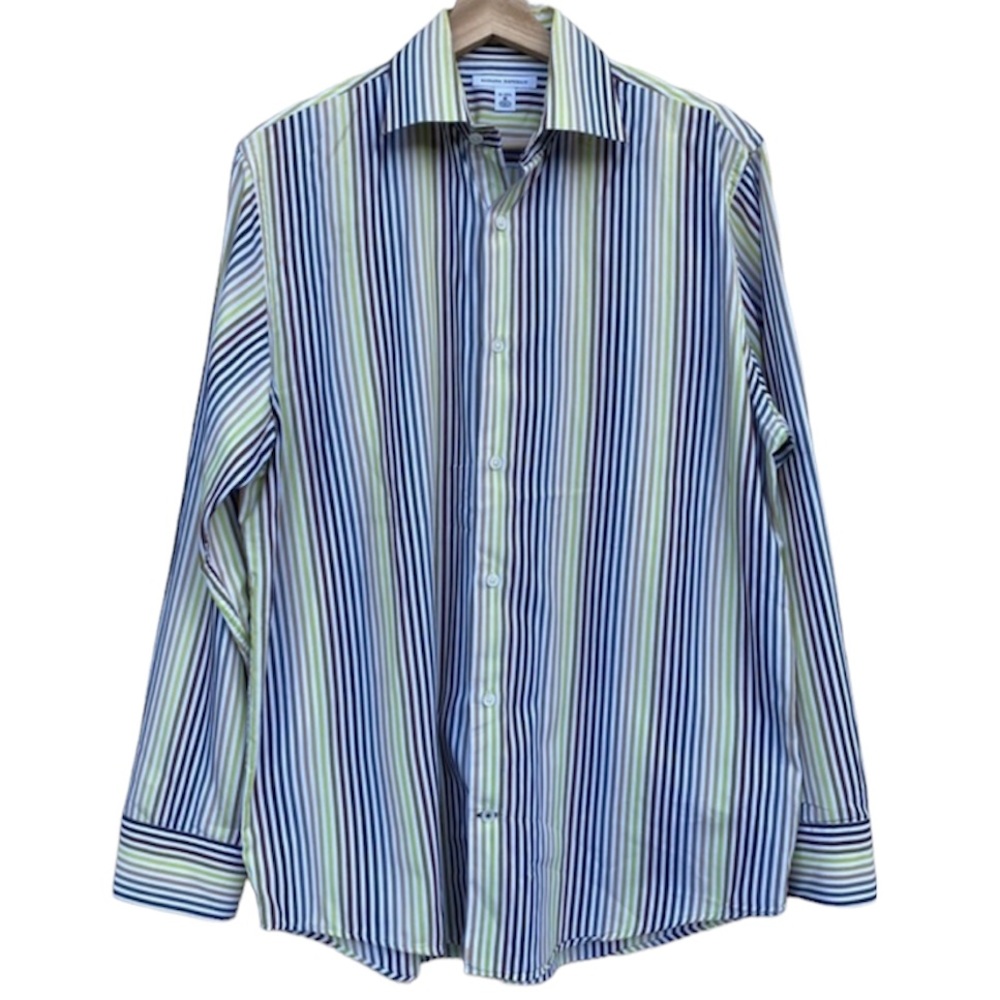 Banana Republic striped shirt button down long sleeve business suit professional